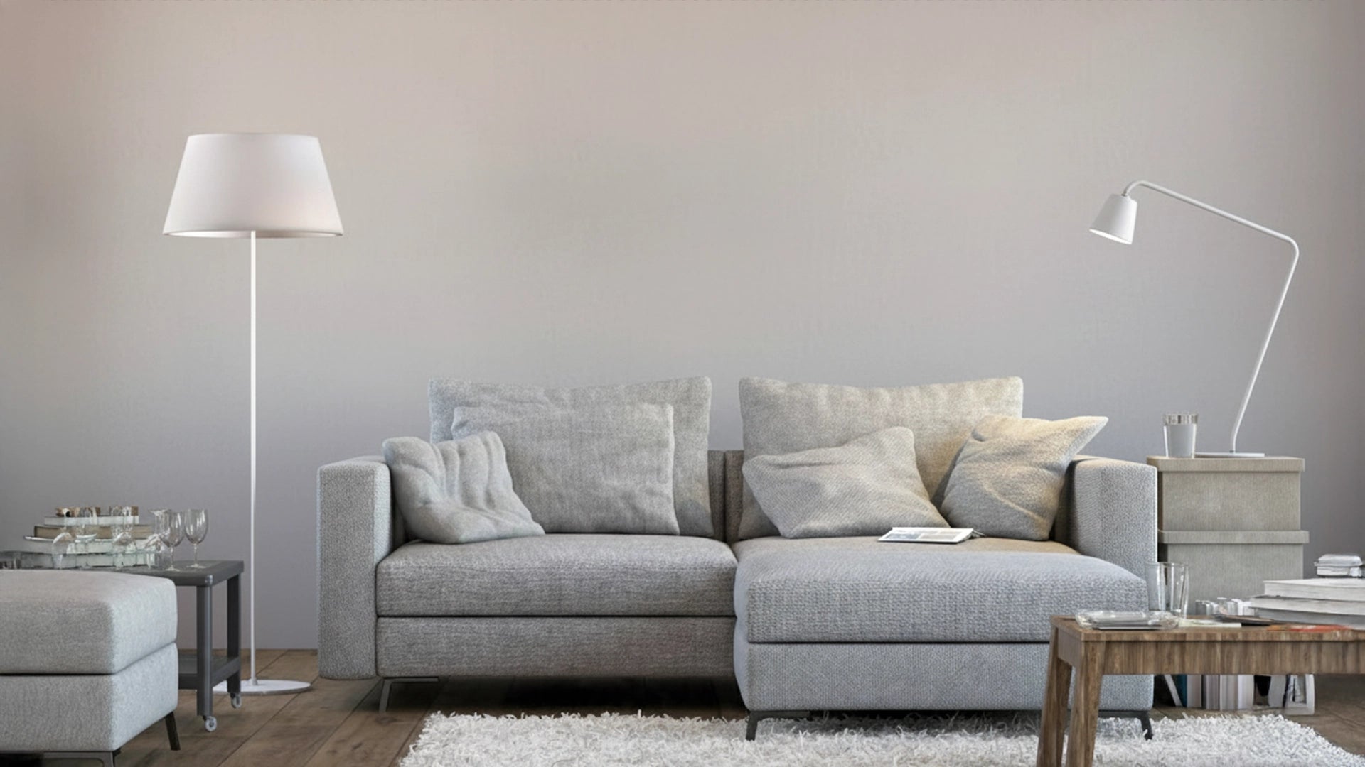 acoustic wood slat wall panel white wall with couch