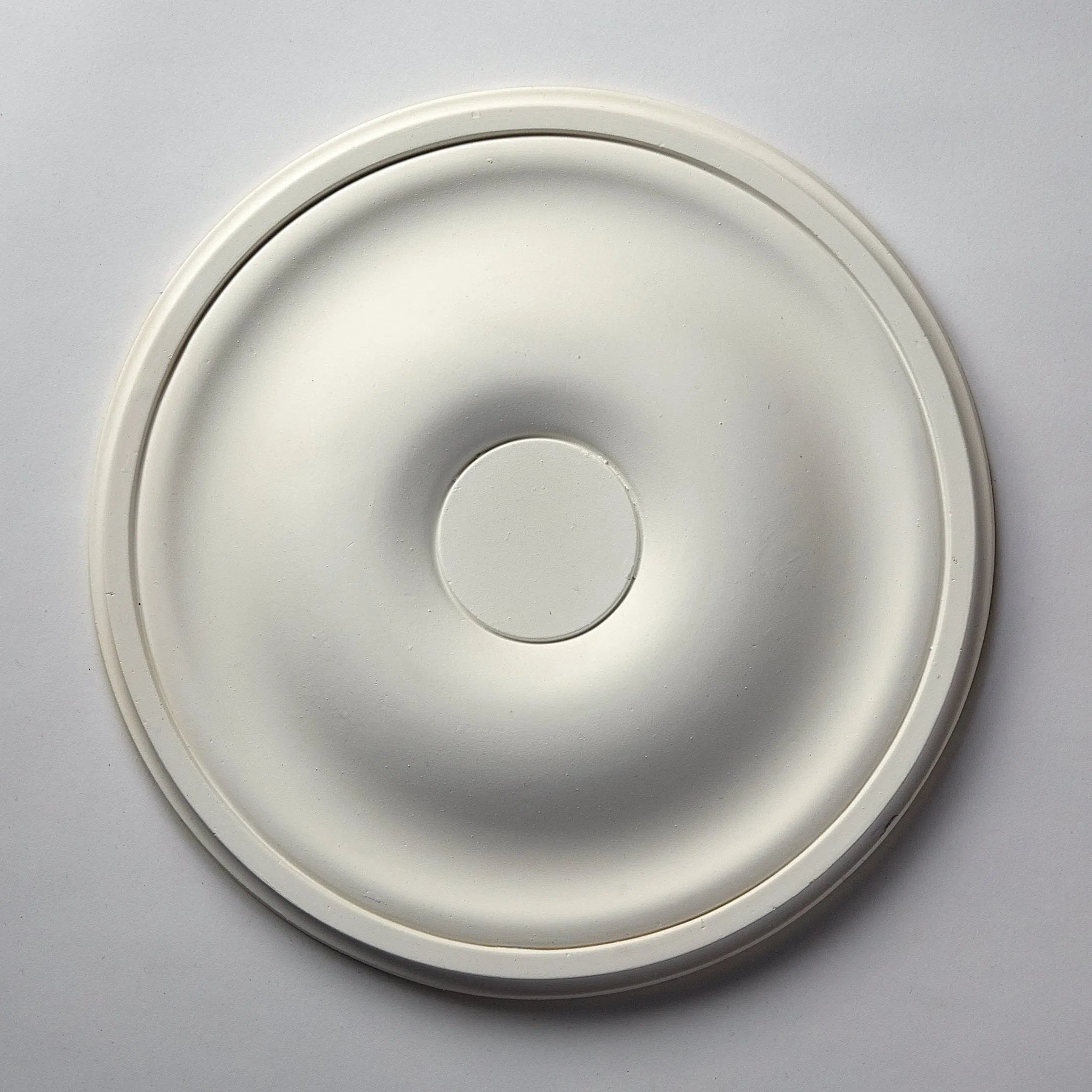 Ava Ceiling Rose on grey background | DecorMania UK 