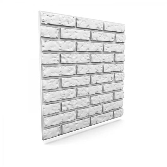 BRICK 3D Wall Panel Model 06 - 3D Polystyrene Wall Panels on white background  | DecorMania UK 