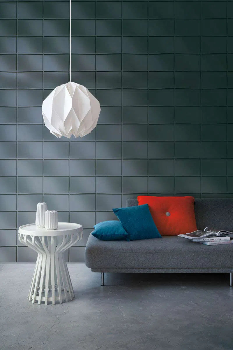 BUMP 3D Wall Panels in a modern living room, adding an elegant accent with its textured pattern | DecorMania UK