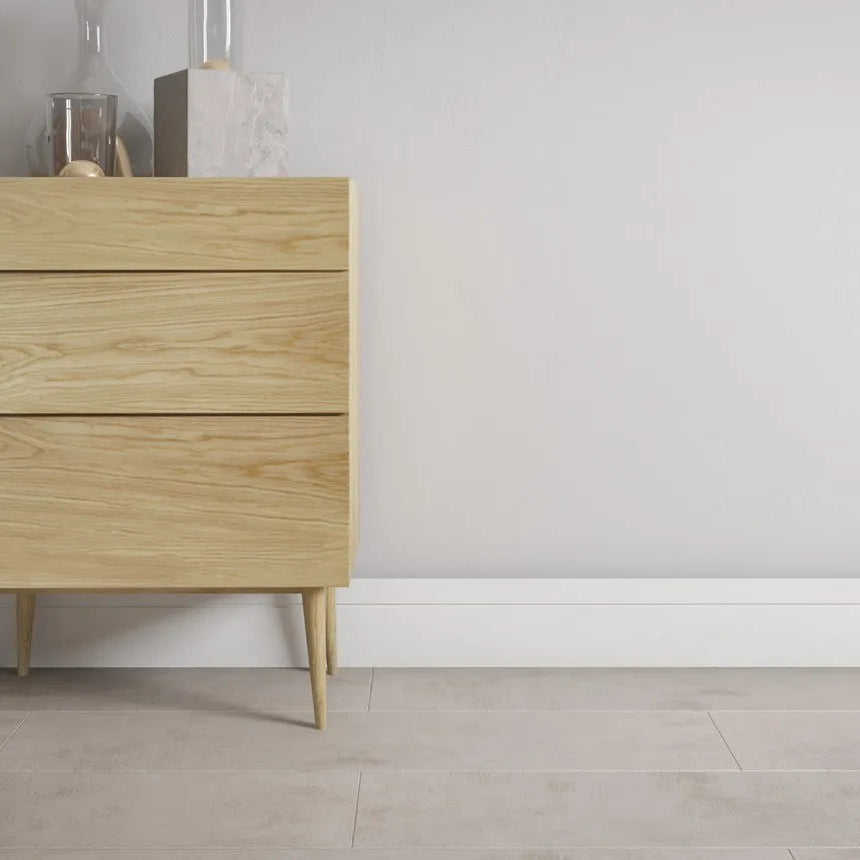 CF2 WALLSTYL cover skirting board in a modern interior renovation