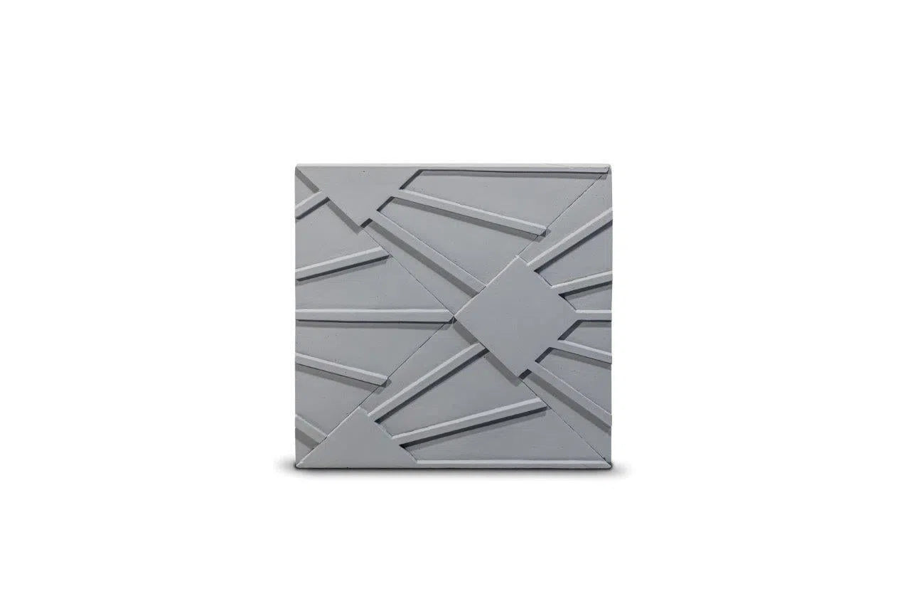 Concrete 3D Tile ANDROMEDA Black Gold - Box of 12 - 3D Concrete Tiles | DecorMania