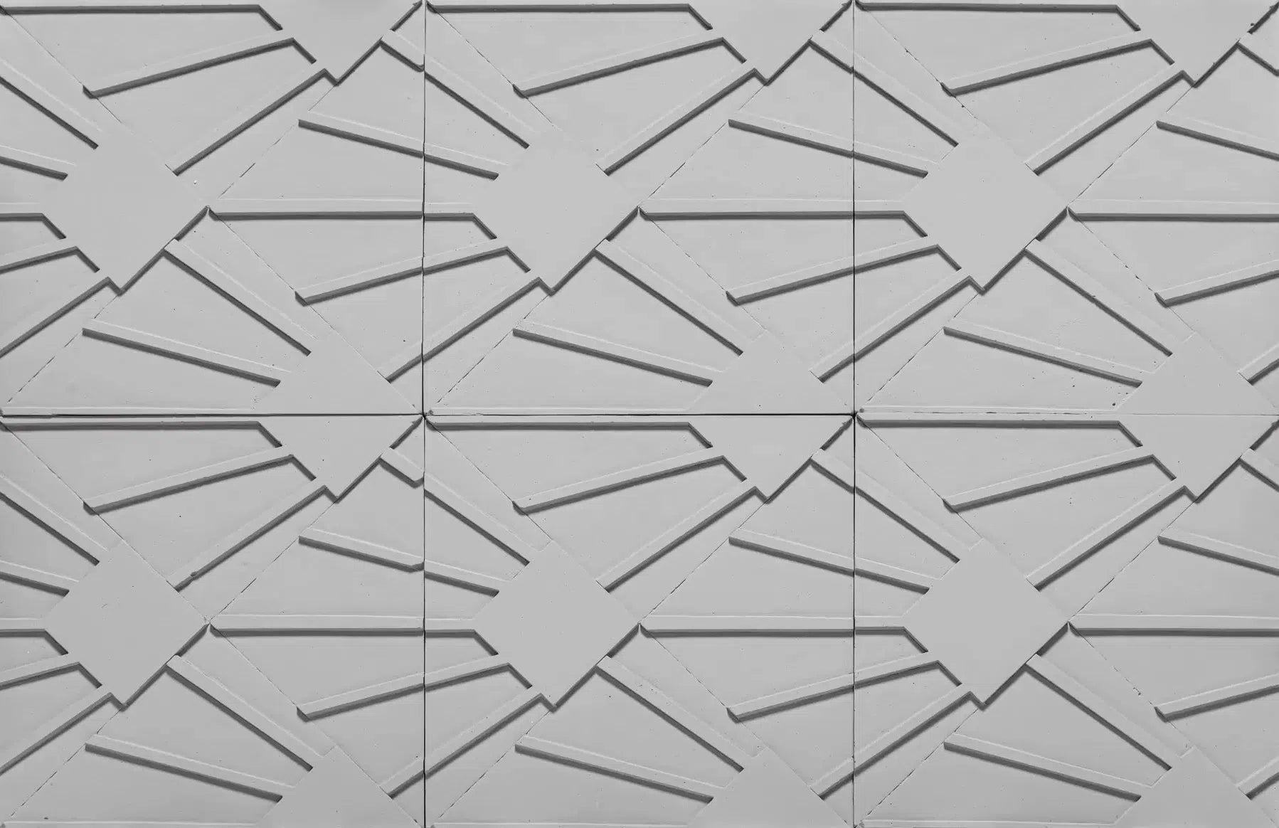 Concrete 3D Tile ANDROMEDA Grey - Box 12 - 3D Concrete Tiles | DecorMania