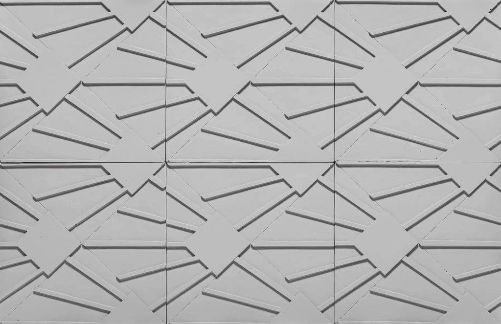 Concrete 3D Tile ANDROMEDA Grey - Box 12 - 3D Concrete Tiles | DecorMania