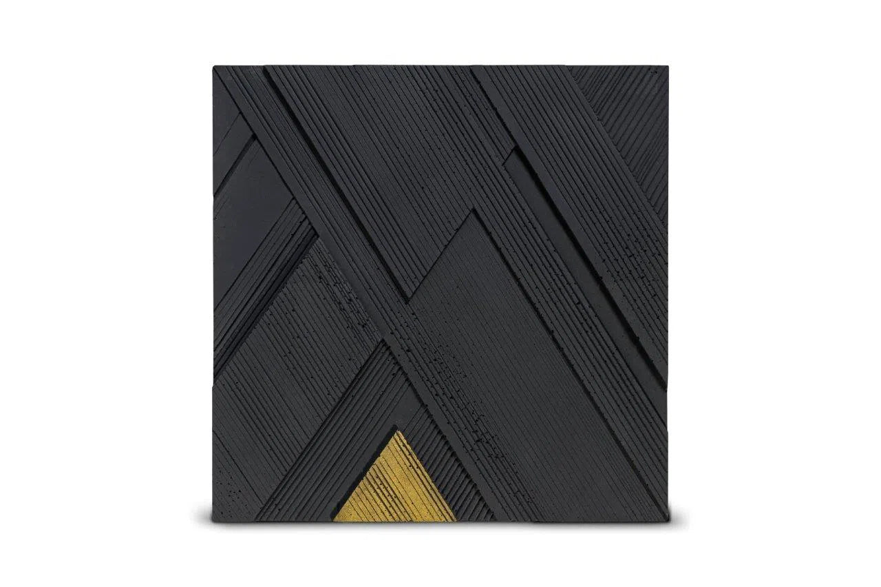 Concrete 3D Tile CORVUS - Box of 4 - 3D Concrete Tiles | DecorMania