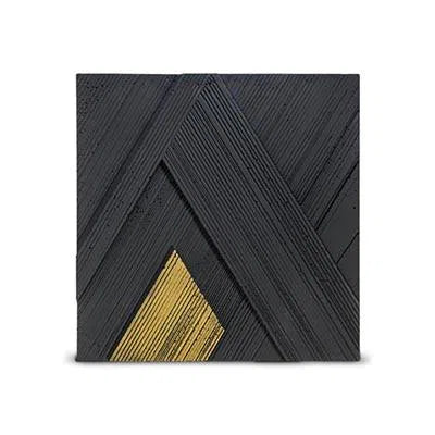 Concrete 3D Tile CORVUS - Box of 4 - 3D Concrete Tiles | DecorMania