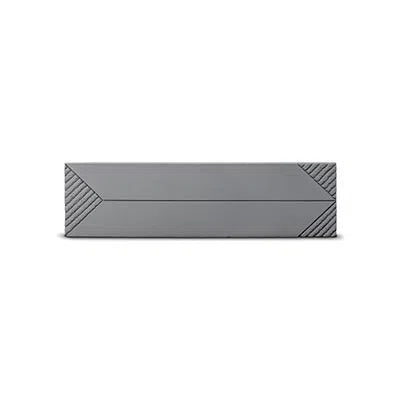 Concrete 3D Tile SAGITA Dark Grey - Box of 8 - 3D Concrete Tiles | DecorMania
