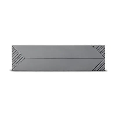 Concrete 3D Tile SAGITA Dark Grey - Box of 8 - 3D Concrete Tiles | DecorMania