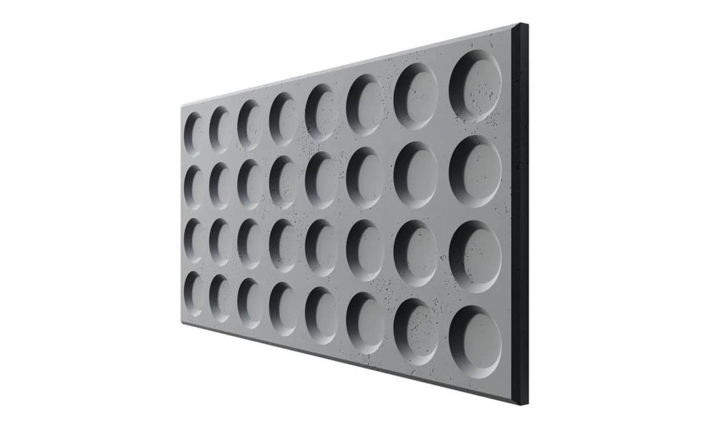 3D Concrete Wall Panel CONNECT on a white background | DecorMania UK
