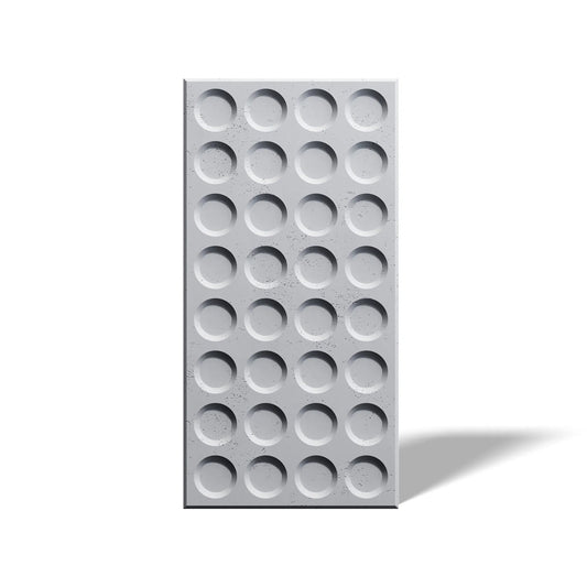 3D Concrete Wall Panel CONNECT on a white background | DecorMania UK