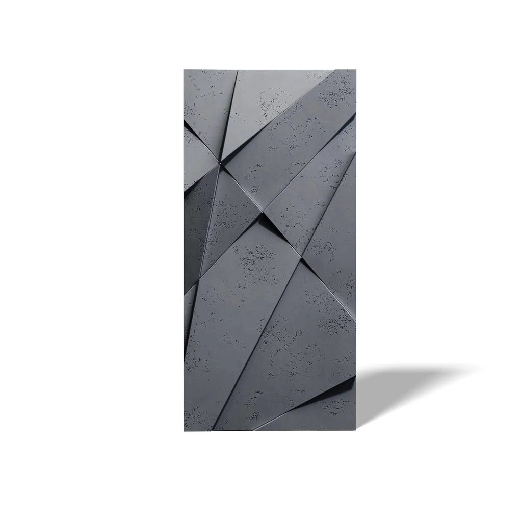 3D Concrete Wall Panels CRYSTAL on white background | DecorMania UK