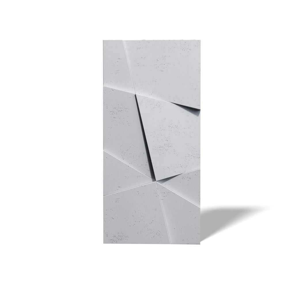 3D Concrete Wall Panels CRYSTAL on white background | DecorMania UK