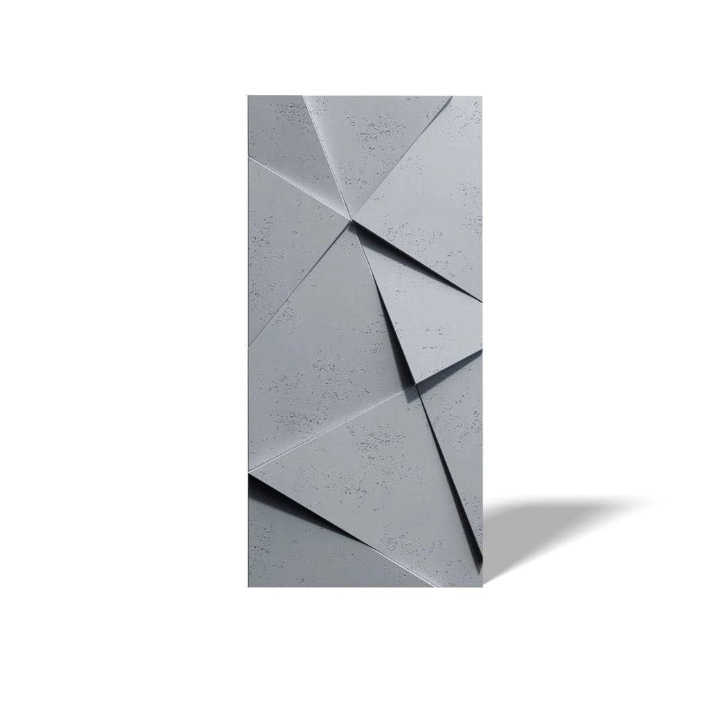 3D Concrete Wall Panels CRYSTAL on white background | DecorMania UK