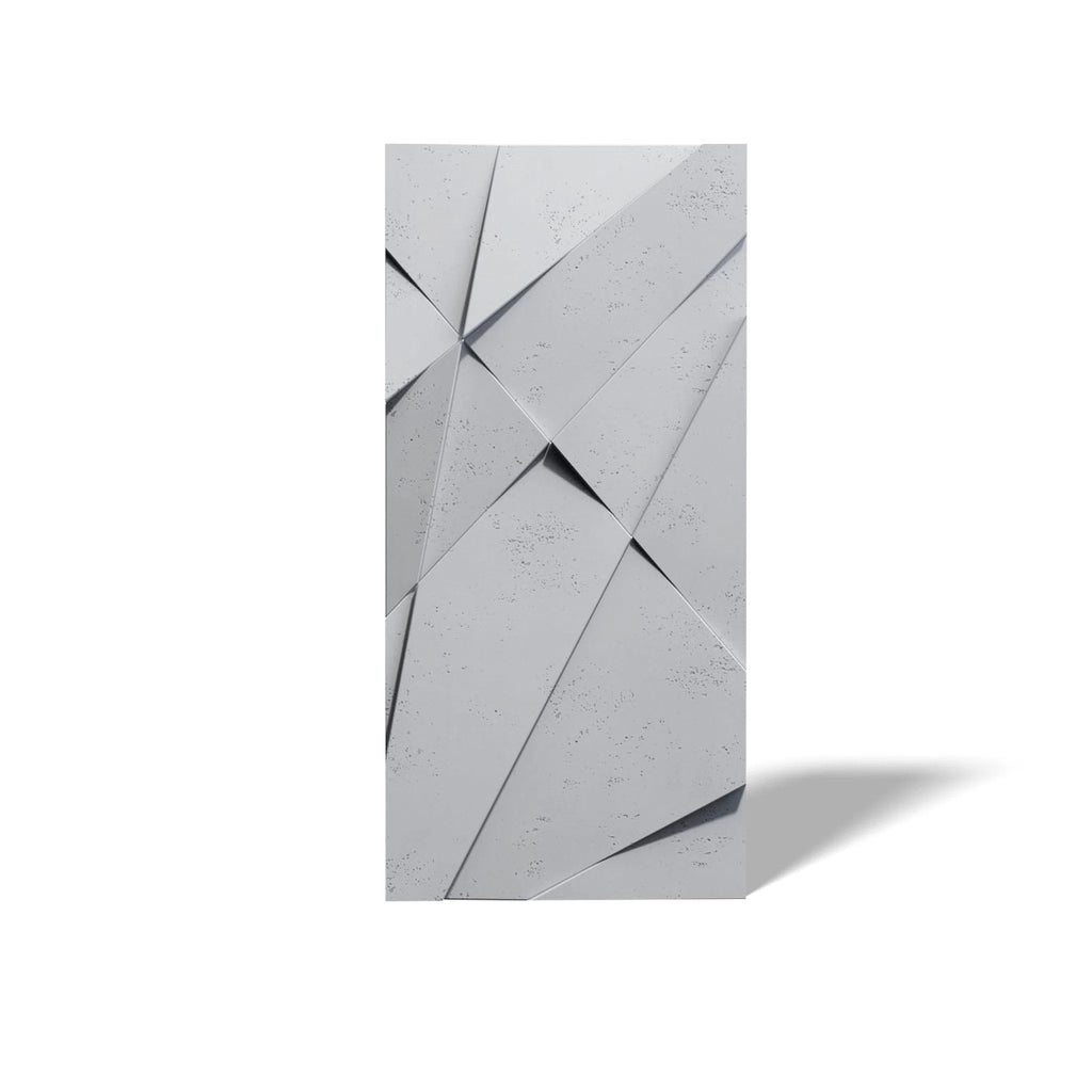 3D Concrete Wall Panels CRYSTAL on white background | DecorMania UK