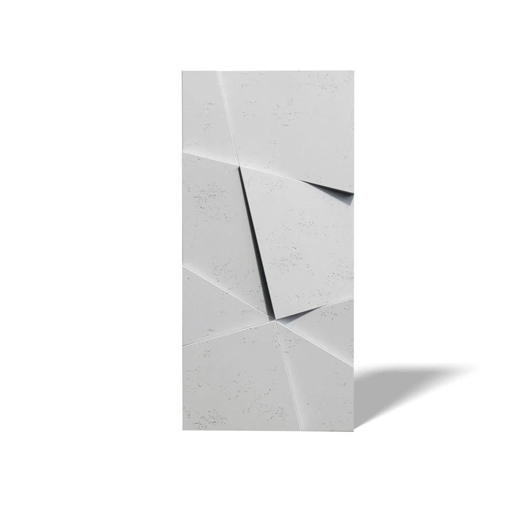 3D Concrete Wall Panels CRYSTAL on white background | DecorMania UK