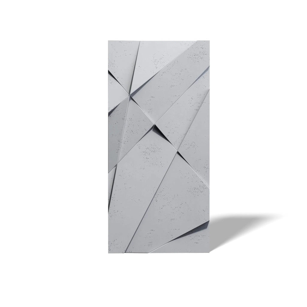 3D Concrete Wall Panels CRYSTAL on white background | DecorMania UK