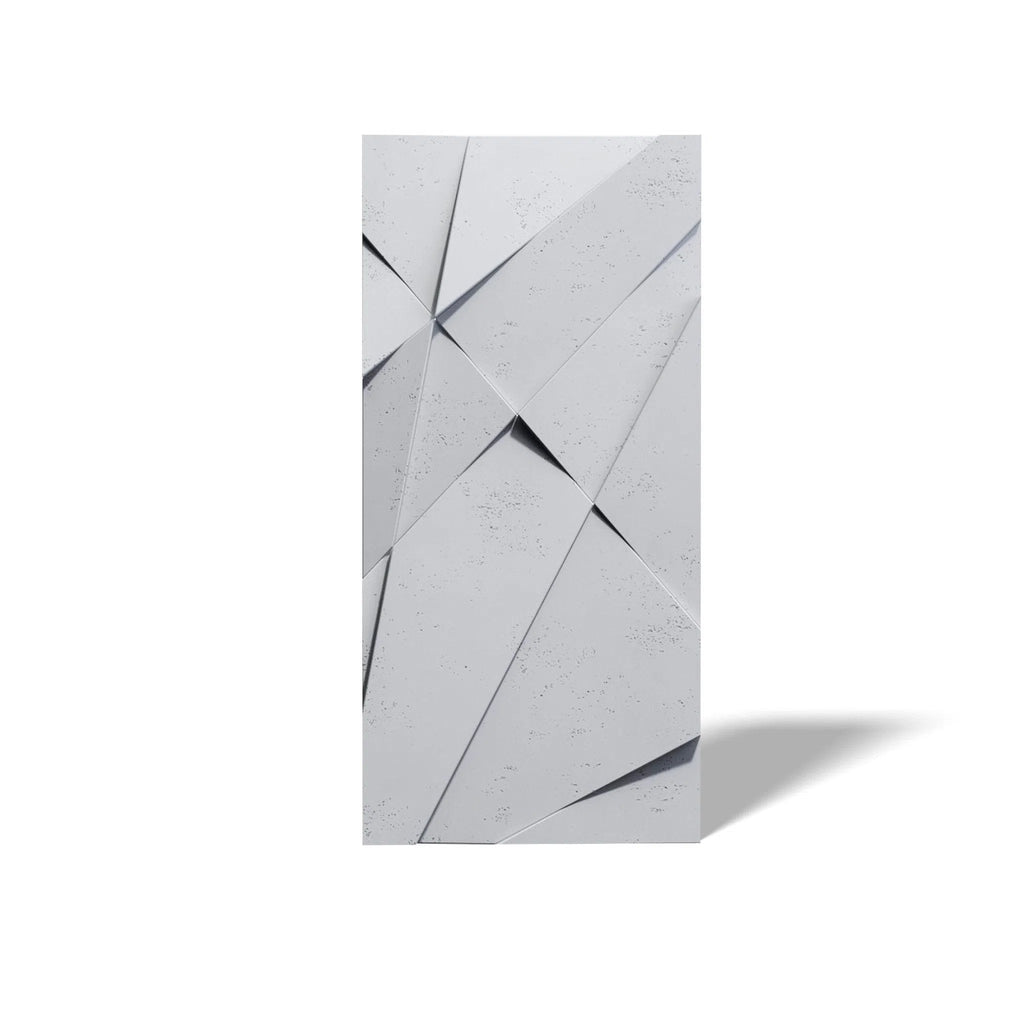 3D Concrete Wall Panels CRYSTAL on white background | DecorMania UK