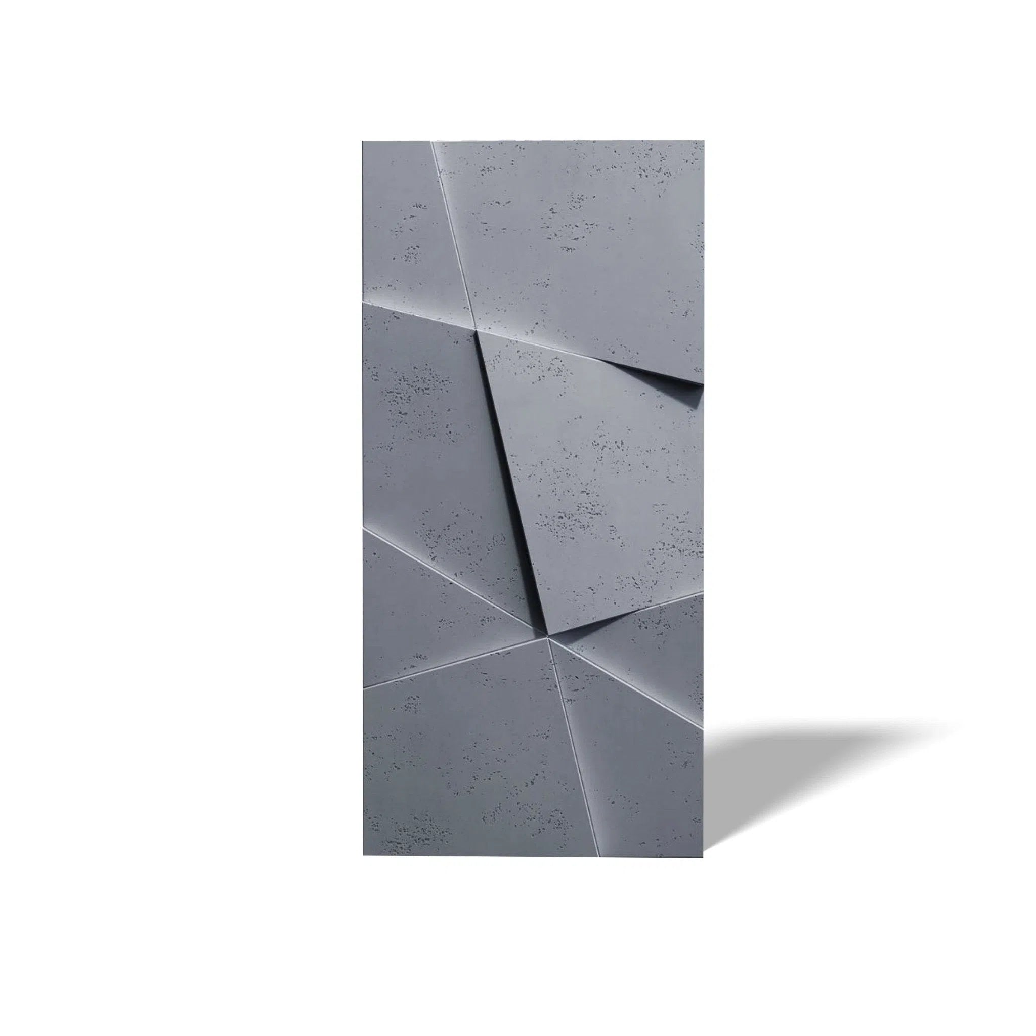 3D Concrete Wall Panels CRYSTAL on white background | DecorMania UK