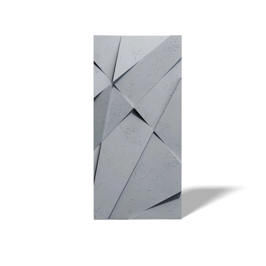 3D Concrete Wall Panels CRYSTAL on white background | DecorMania UK