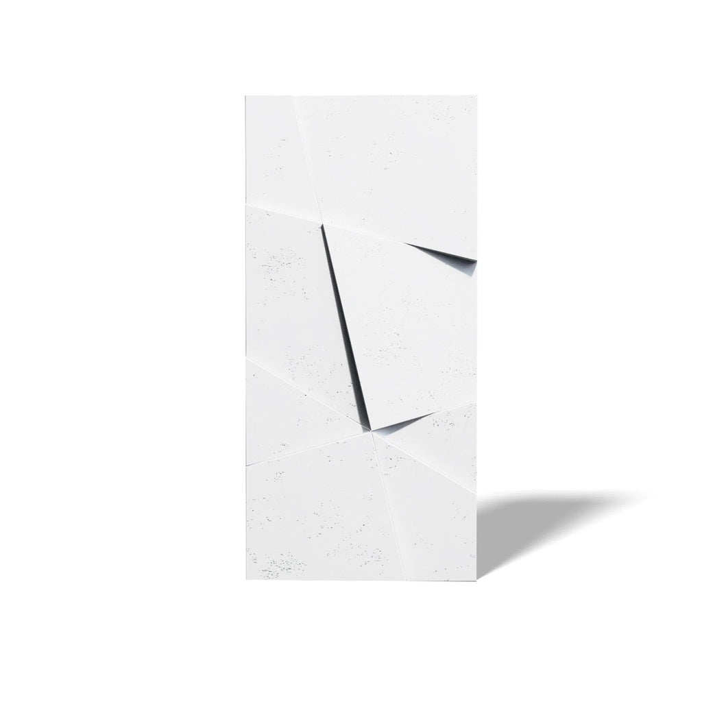 3D Concrete Wall Panels CRYSTAL on white background | DecorMania UK