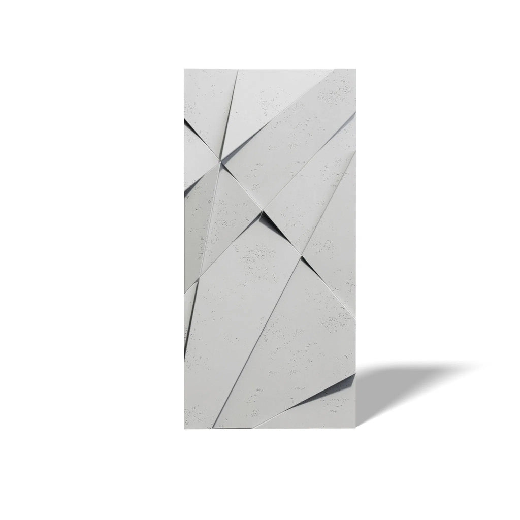 3D Concrete Wall Panels CRYSTAL on white background | DecorMania UK