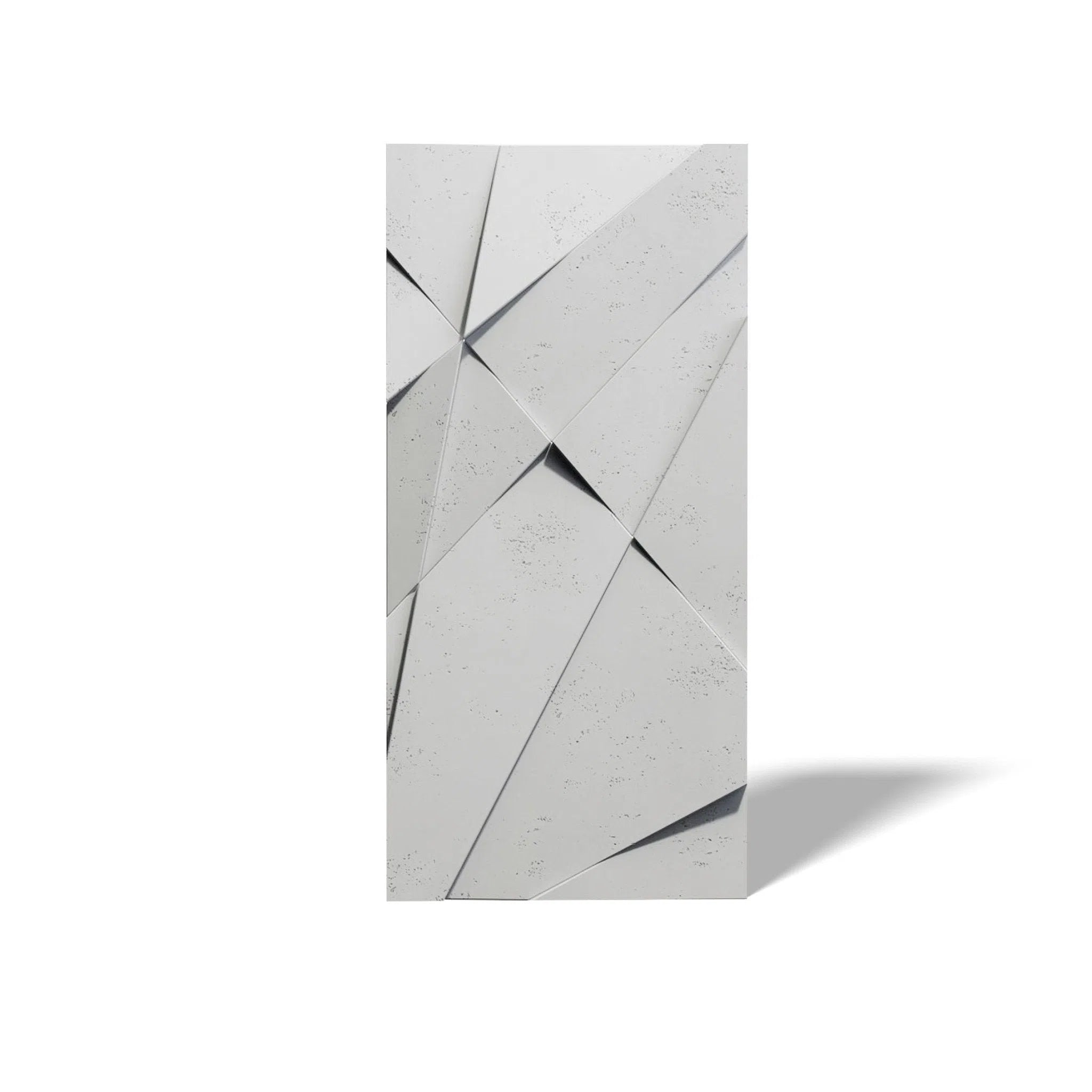 3D Concrete Wall Panels CRYSTAL on white background | DecorMania UK
