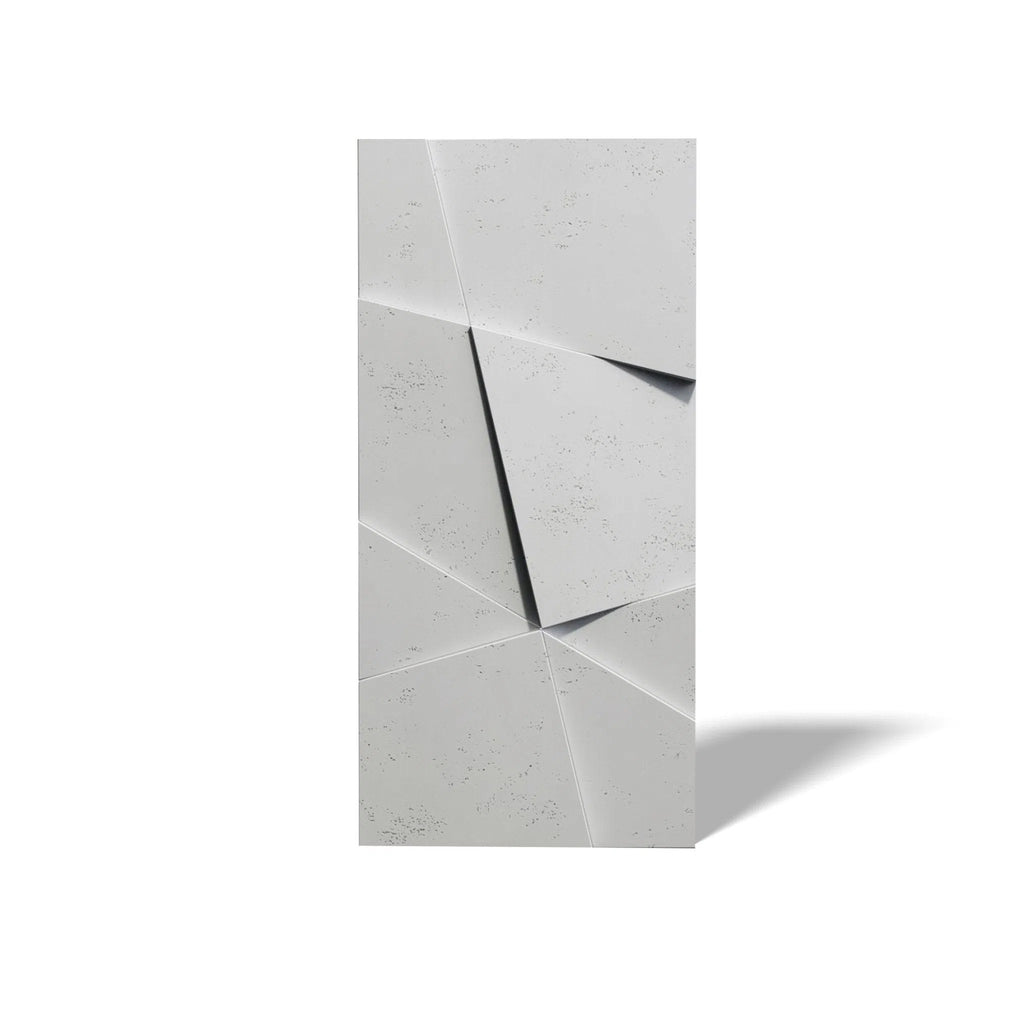 3D Concrete Wall Panels CRYSTAL on white background | DecorMania UK
