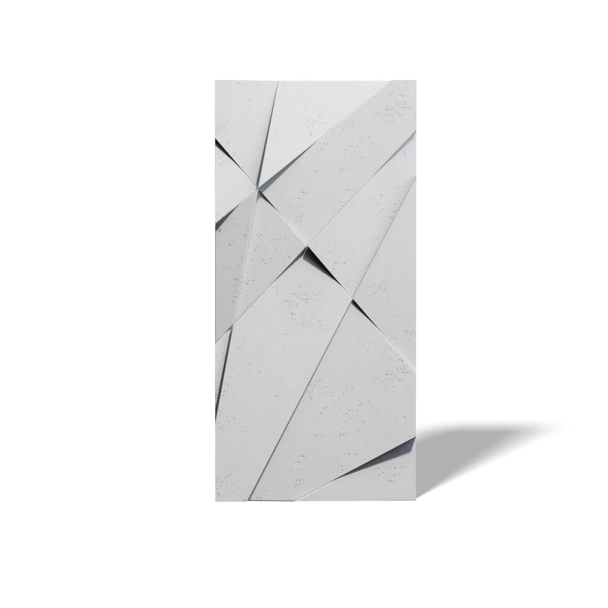3D Concrete Wall Panels CRYSTAL on white background | DecorMania UK