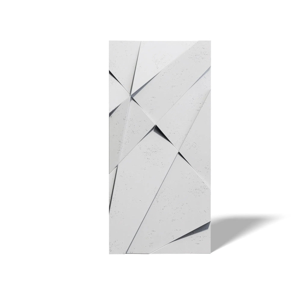 3D Concrete Wall Panels CRYSTAL on white background | DecorMania UK