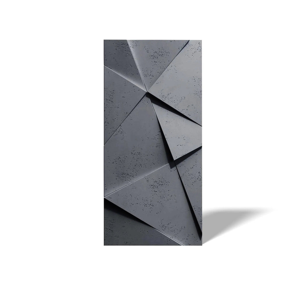 3D Concrete Wall Panels CRYSTAL on white background | DecorMania UK