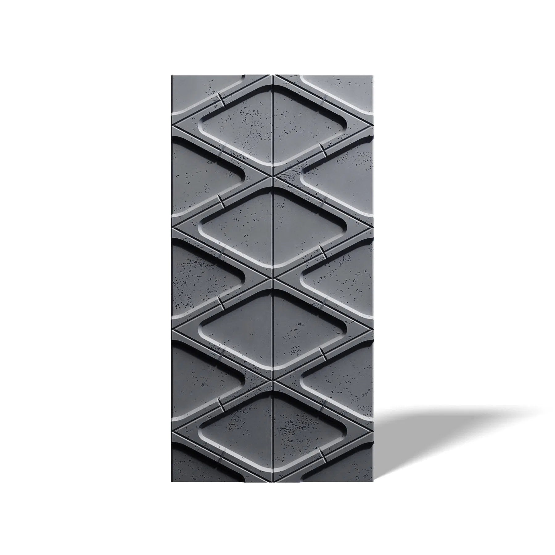 3D Concrete Wall Panels DIAMONDS on white background | DecorMania UK