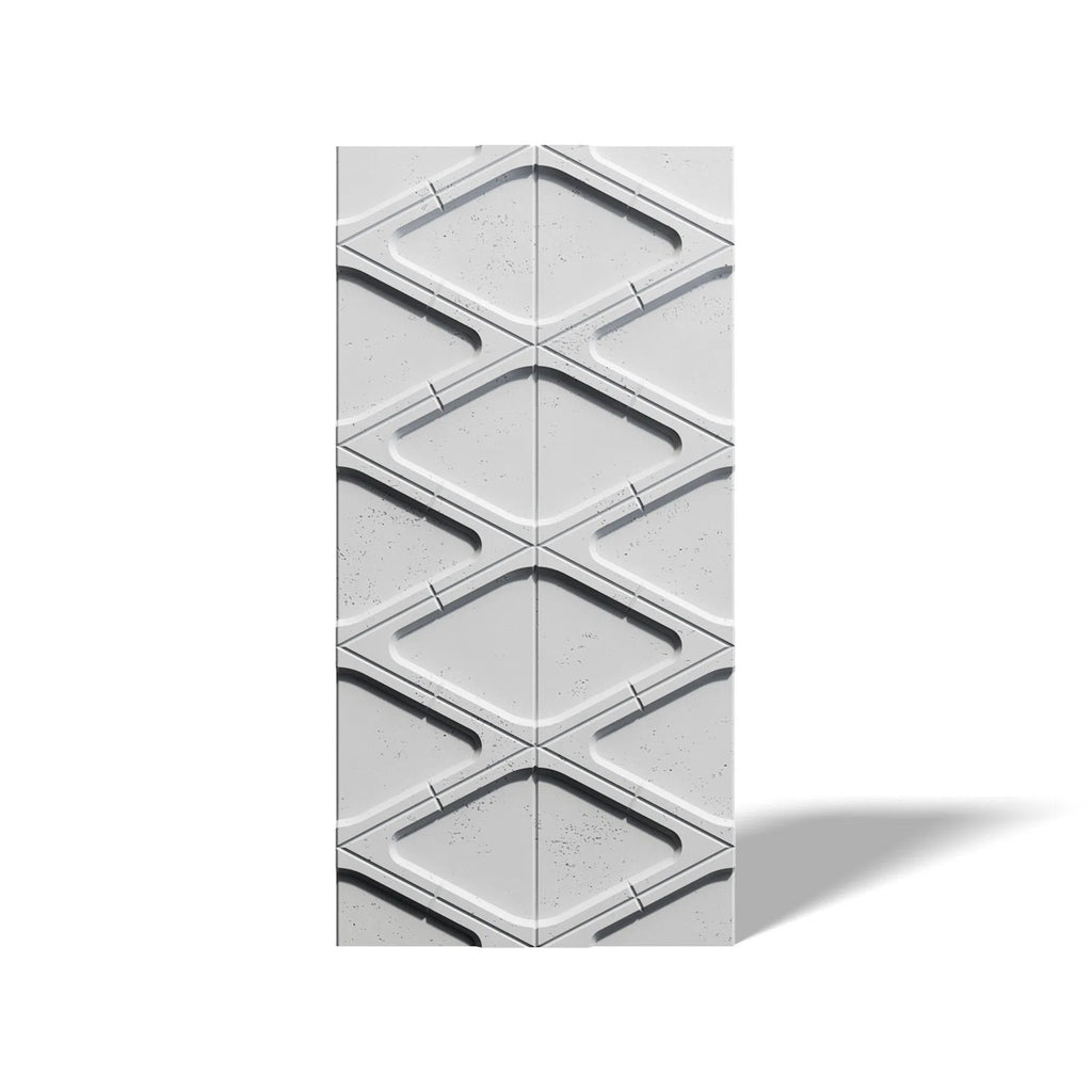 3D Concrete Wall Panels DIAMONDS on white background | DecorMania UK