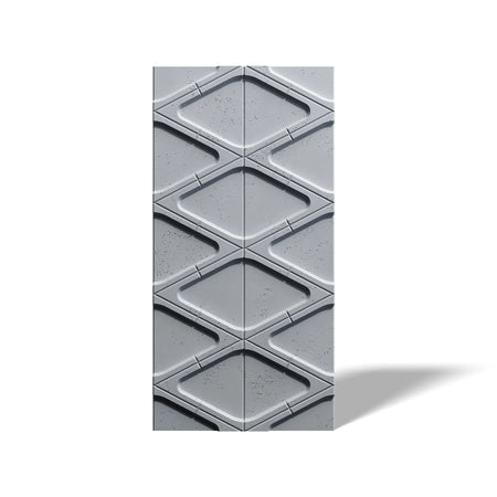 3D Concrete Wall Panels DIAMONDS on white background | DecorMania UK