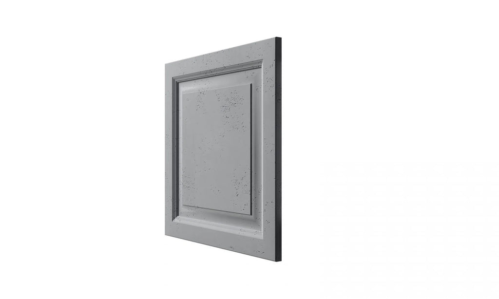 3D Concrete Wall Panel FRAMES on white background | DecorMania UK