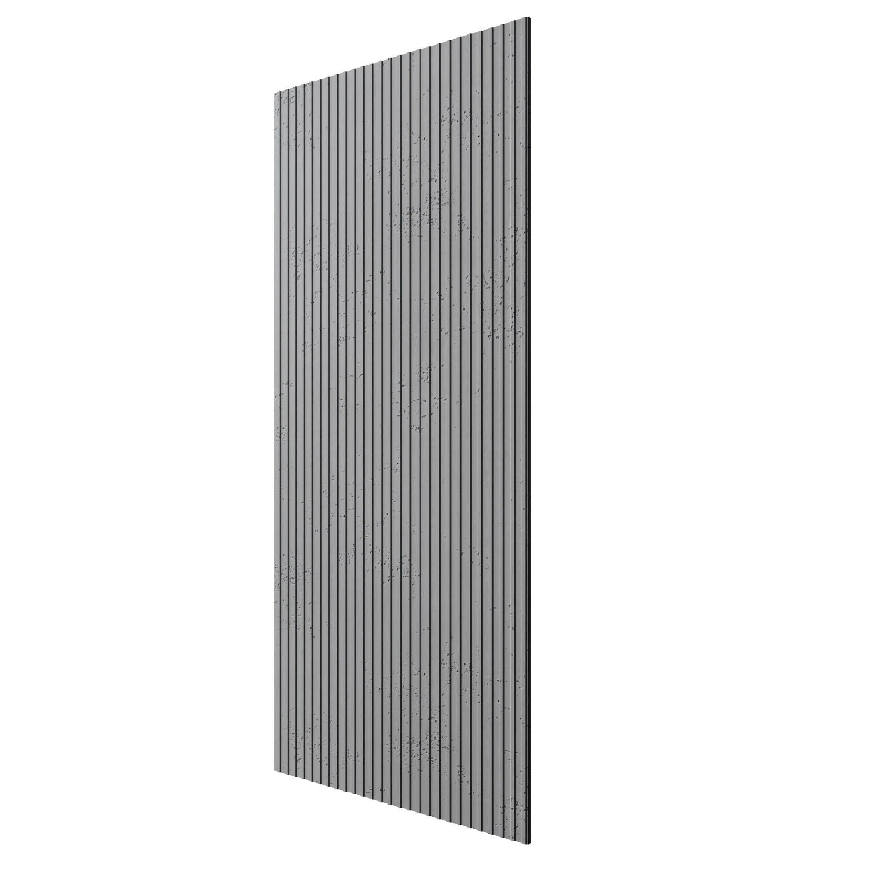3D Concrete Wall Panel GROOVE on a white background | DecorMania UK