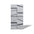 Close-up view of Concrete 3D Concrete Wall Panel BOOKCASE DecorMania UK