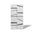 Close-up view of Concrete 3D Concrete Wall Panel BOOKCASE | DecorMania UK