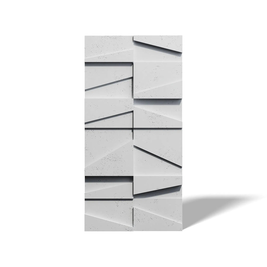 3D Concrete Wall Panel BOOKCASE on a white background | DecorMania UK