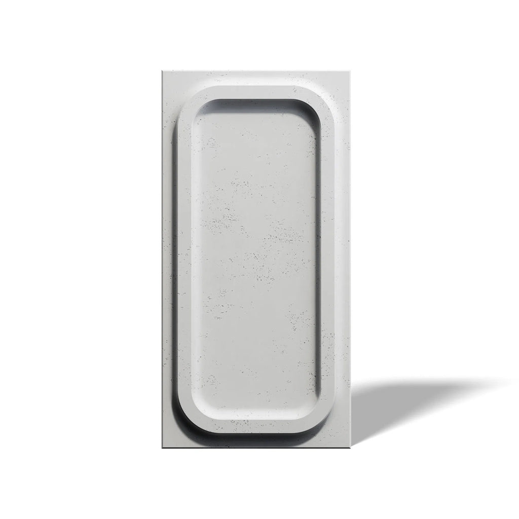 3D Concrete Wall Panel PORTHOLE on a white background | DecorMania UK