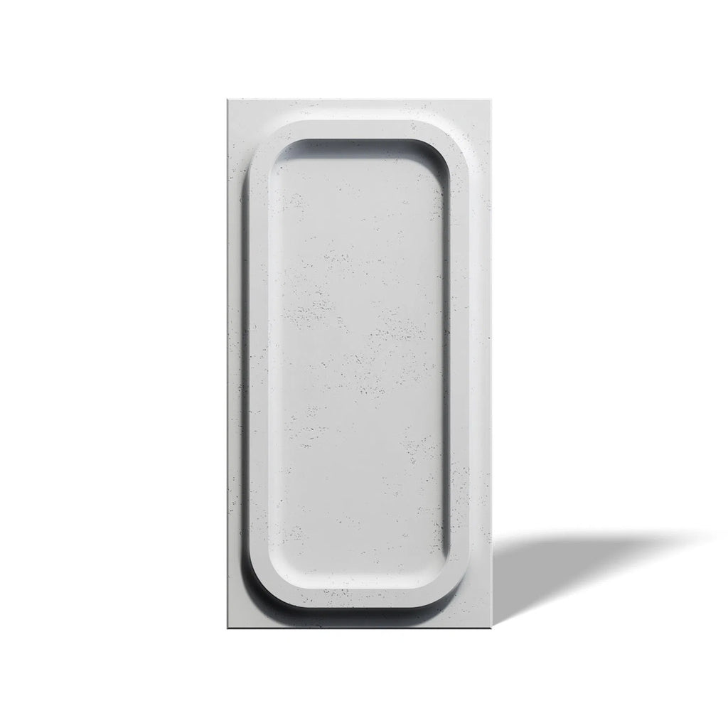 3D Concrete Wall Panel PORTHOLE on a white background | DecorMania UK