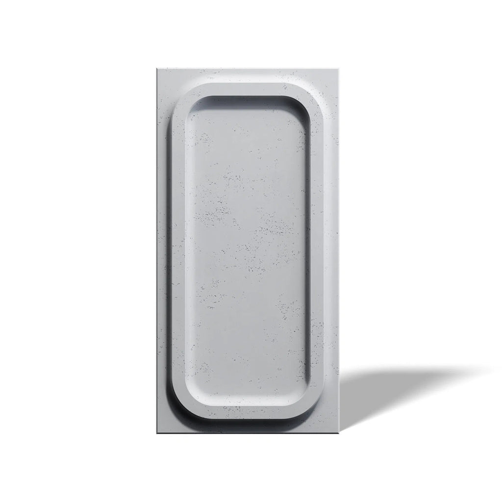 3D Concrete Wall Panel PORTHOLE on a white background | DecorMania UK
