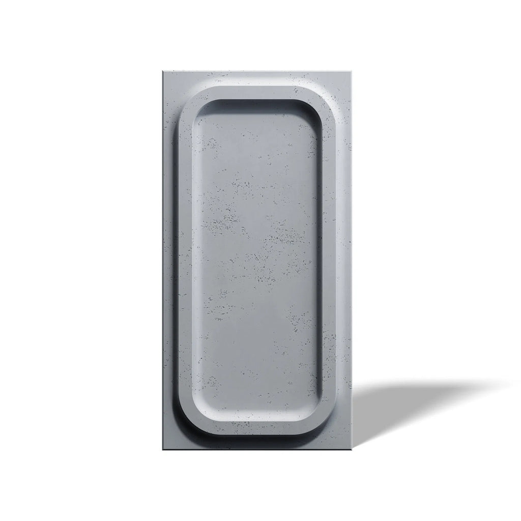 3D Concrete Wall Panel PORTHOLE on a white background | DecorMania UK