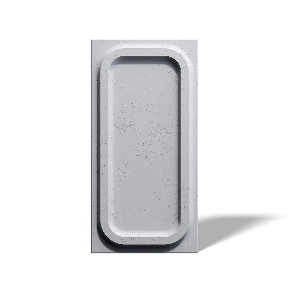 3D Concrete Wall Panel PORTHOLE on a white background | DecorMania UK