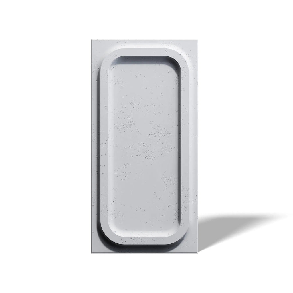 3D Concrete Wall Panel PORTHOLE on a white background | DecorMania UK
