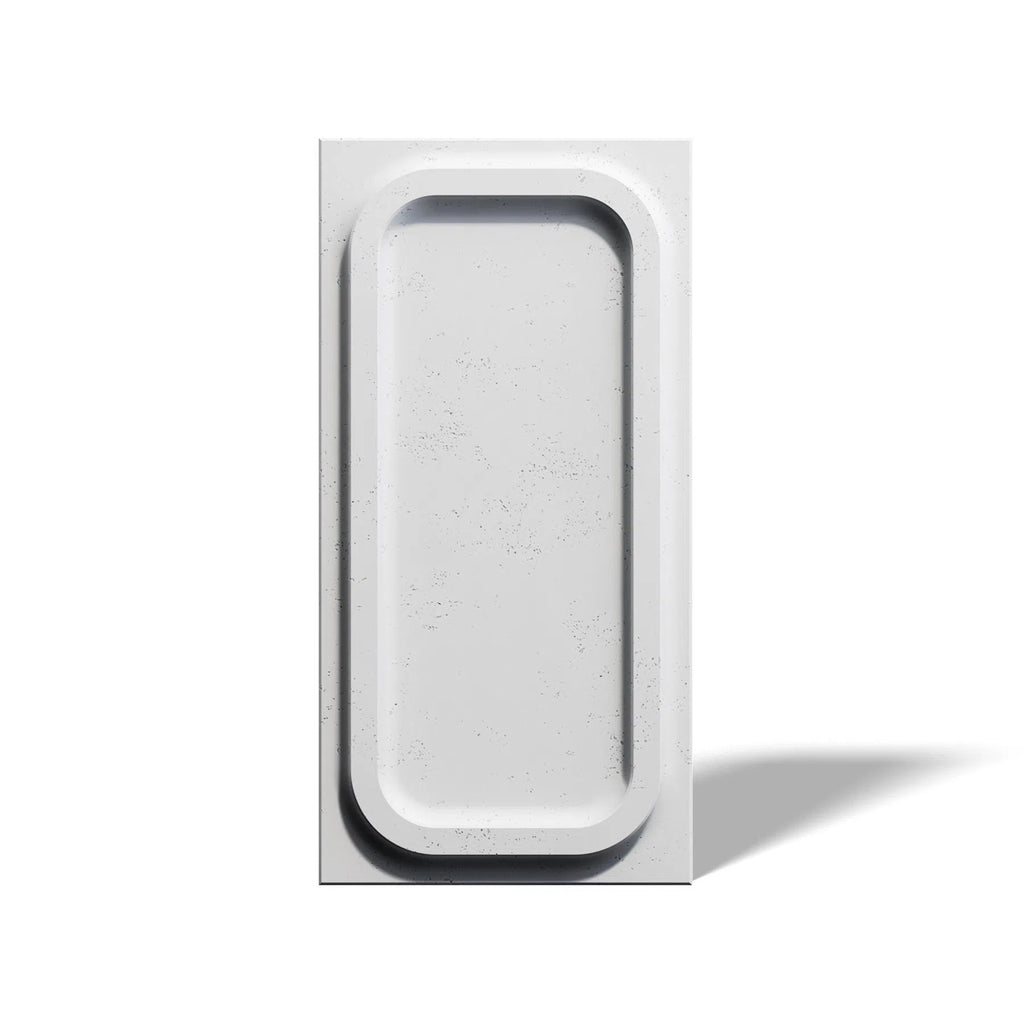 3D Concrete Wall Panel PORTHOLE on a white background | DecorMania UK
