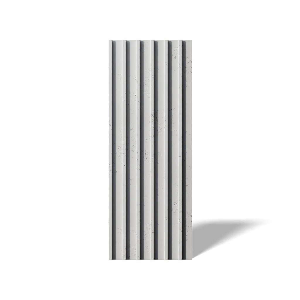 3D Concrete Wall Panel RIFT L  on a white background | DecorMania UK