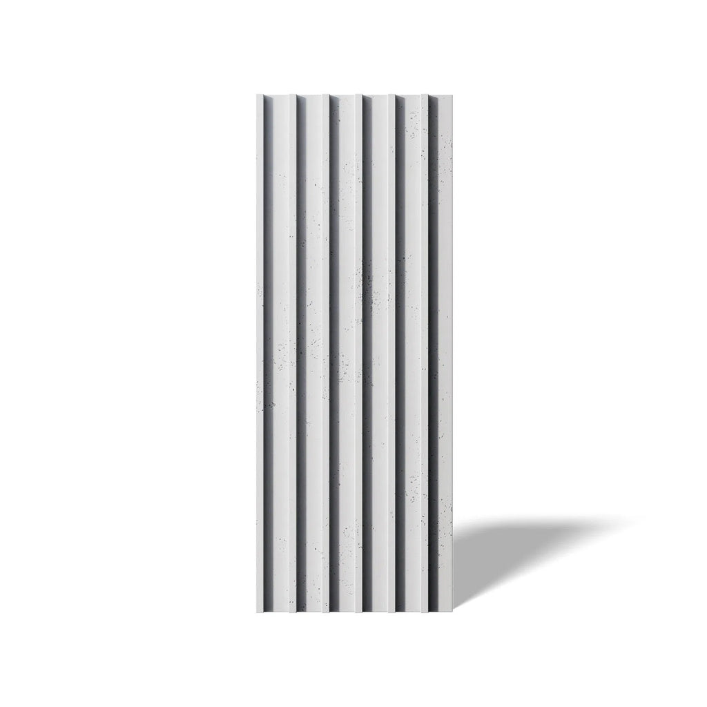 3D Concrete Wall Panel RIFT L  on a white background | DecorMania UK
