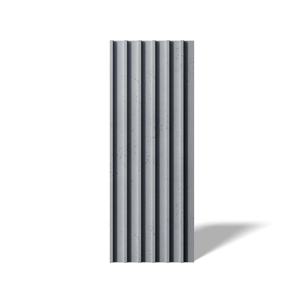 3D Concrete Wall Panel RIFT L  on a white background | DecorMania UK