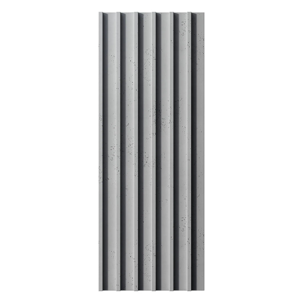 3D Concrete Wall Panel RIFT L  on a white background | DecorMania UK