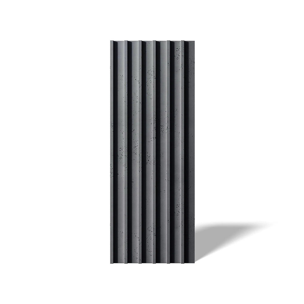 3D Concrete Wall Panel RIFT L  on a white background | DecorMania UK